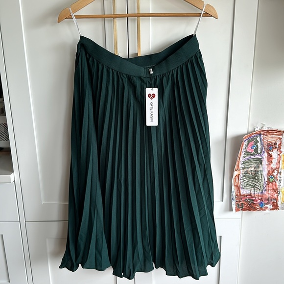Forest green midi skirt L - Picture 2 of 2